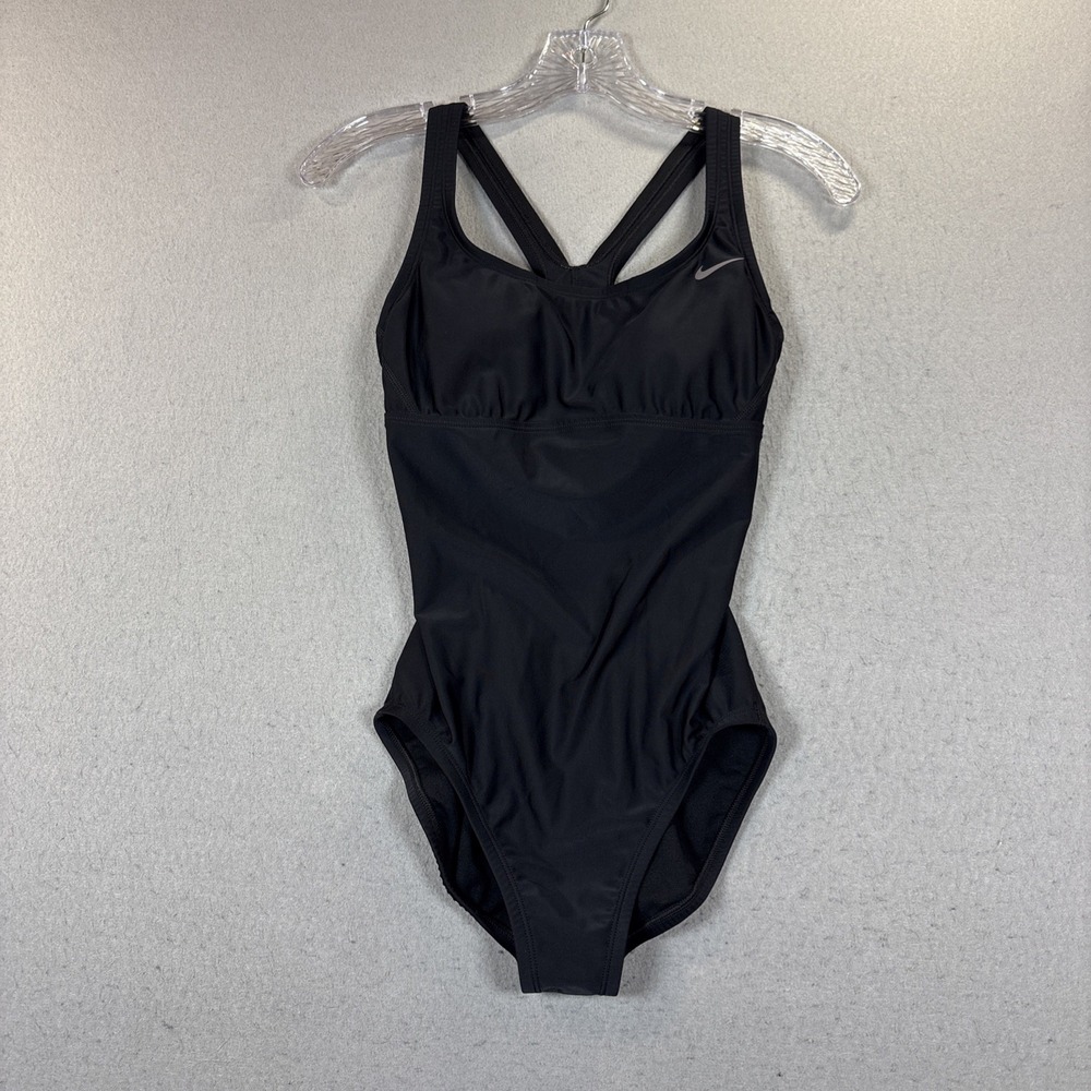 Nike Swim Poly Core Solid Fastback One Piece Swimsuit powerback sz S racerback